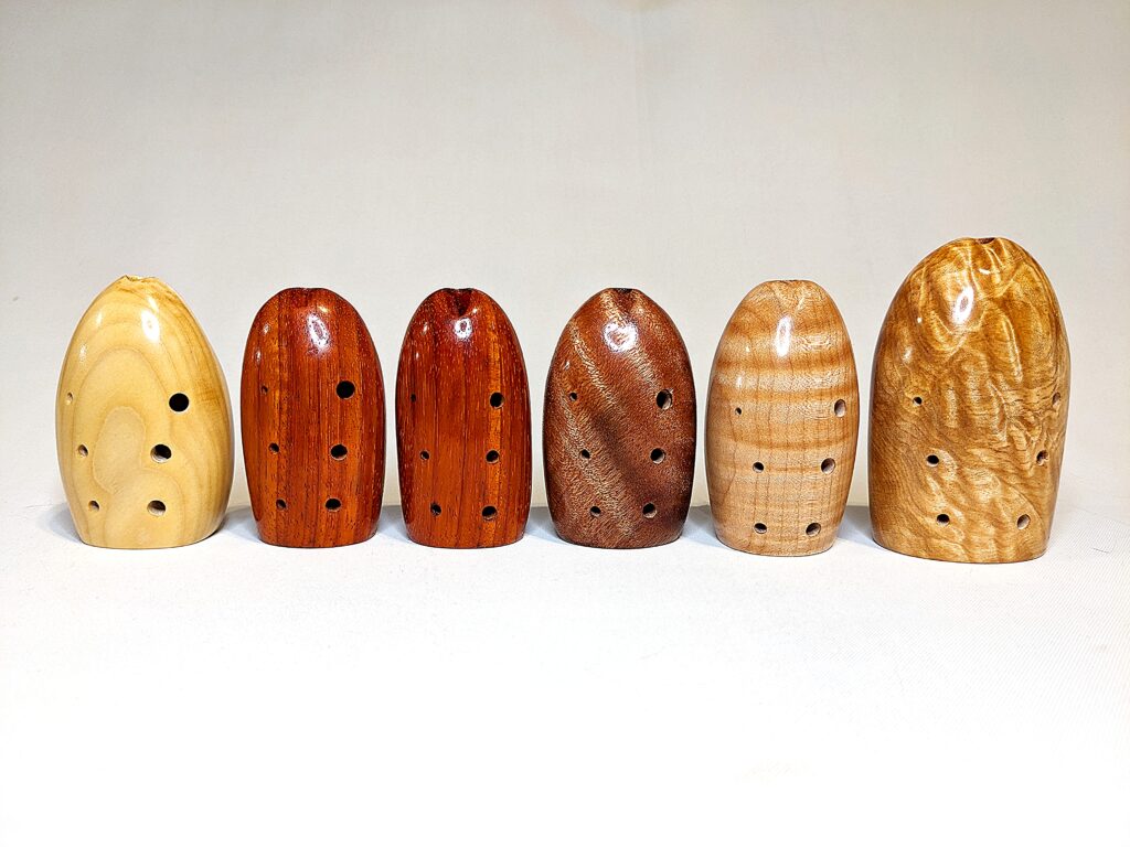 Bretti Musical Instruments Wooden Xun Display