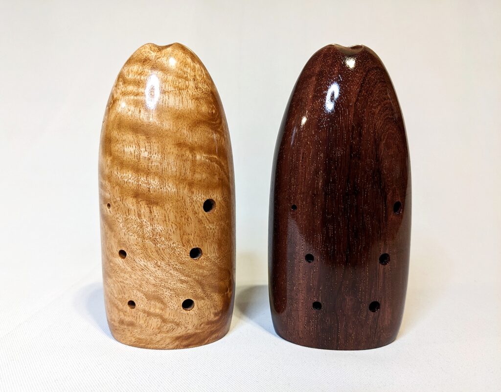 Wooden Alto Xun Set - Figured Eucalyptus and Katalox