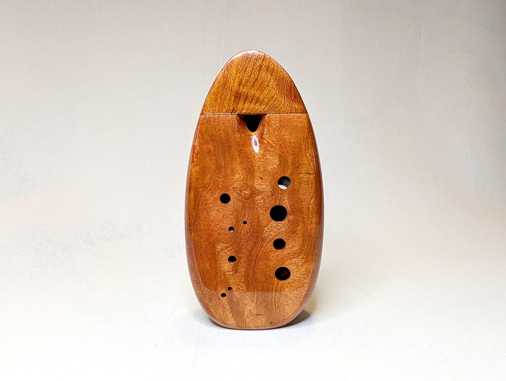 Alto A4 Ocarina Set - Madrone, Madrone Burl, Redwood - Front