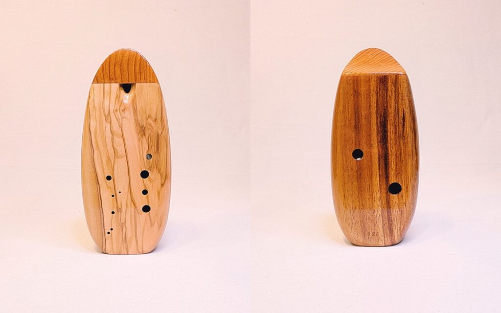 Tenor E4 Wooden Inline Ocarina SN 039 Shop