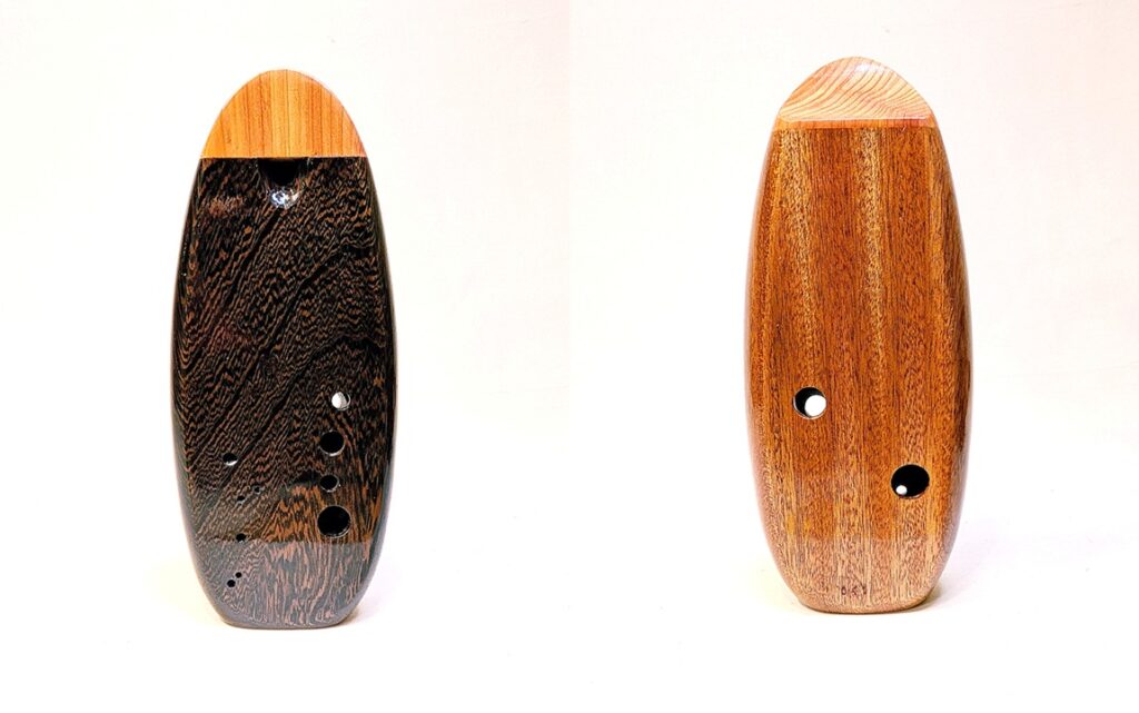 Tenor Eb4 Wooden Inline Ocarina SN 041 Shop