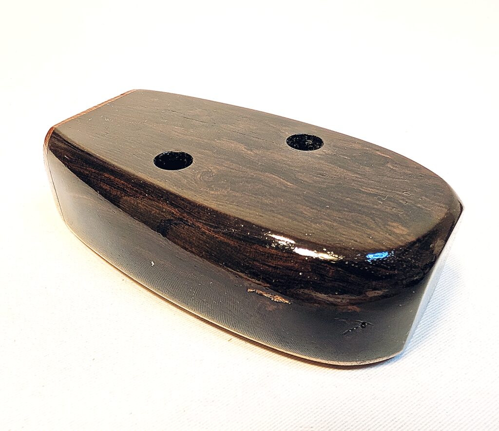 Custom Alto G4 Ocarina Set - African Blackwood, Zebrawood, Redwood - Back 3