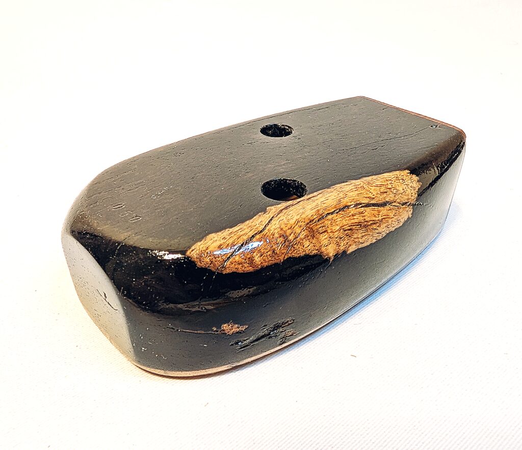 Custom Alto G4 Ocarina Set - African Blackwood, Zebrawood, Redwood - Back 4