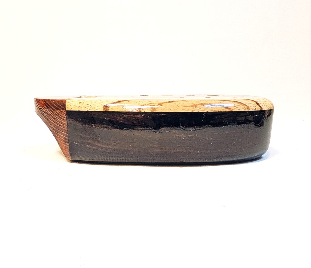Custom Alto G4 Ocarina Set - African Blackwood, Zebrawood, Redwood - Side 6