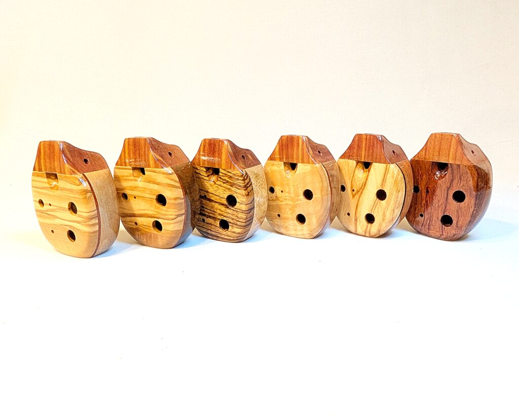 Wooden Pendant Ocarina Set - Side 1