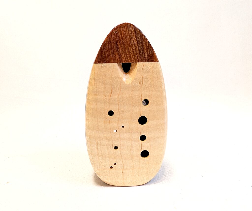 Alto A4 Ocarina - Madrone Burl, Wenge, Maple, Redwood - Pic 1