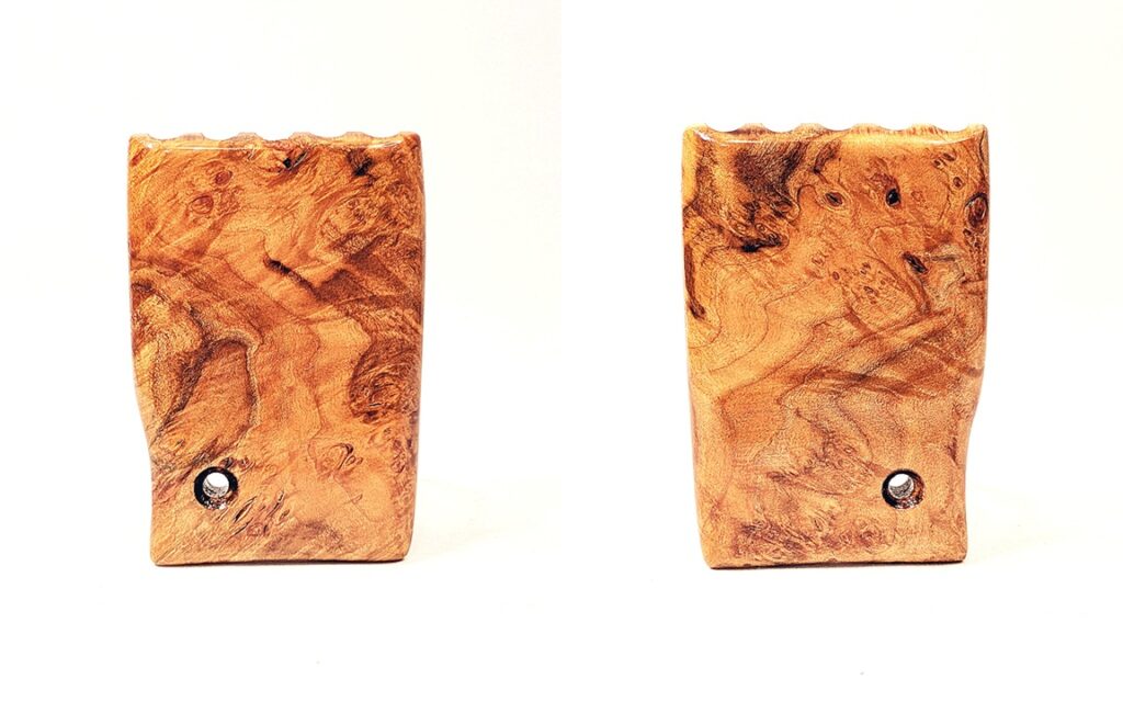 Jorvik Panpipe - Major Scale - Maple Burl 1
