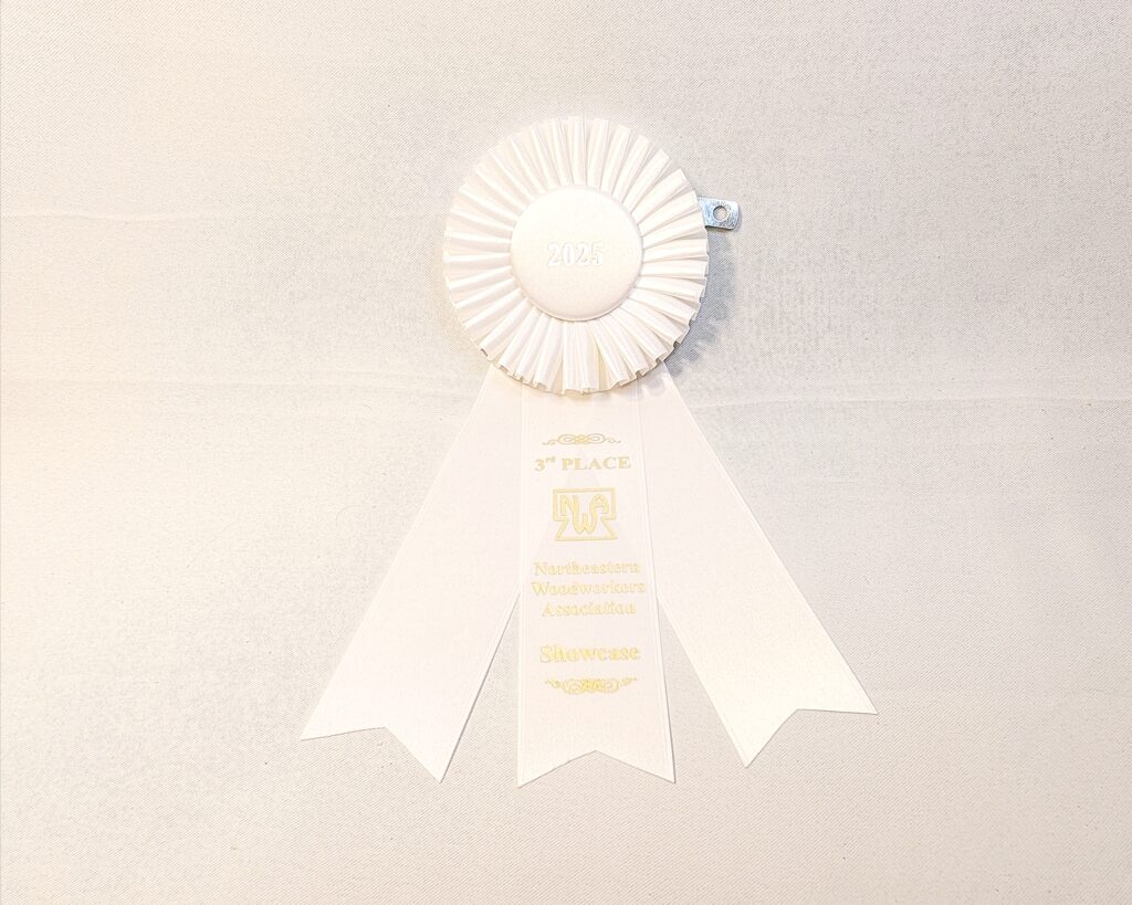 Northeastern Woodworkers Association 2025 Showcase - 3rd Place