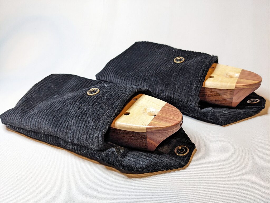 Wooden Inline Ocarinas in Protective Pouch