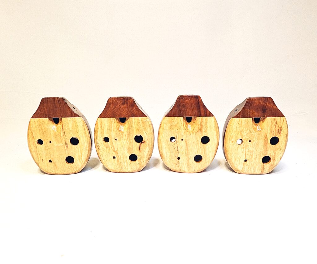 Wooden Pendant Ocarina Set - Batch 24 - Side 1