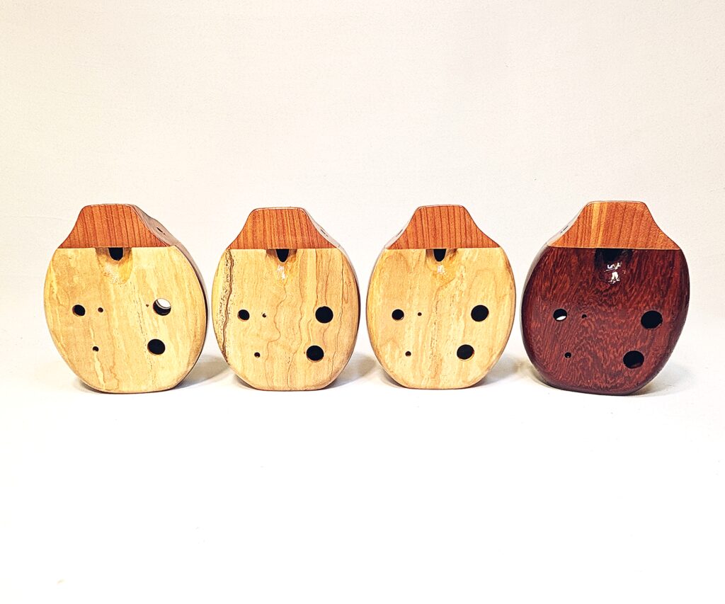 Wooden Pendant Ocarina Set - Batch 25 - Side 1