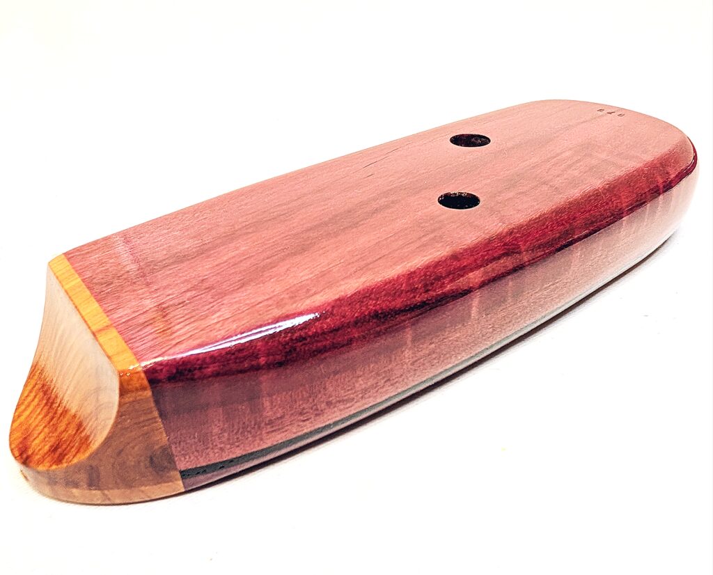 Bass C4 Wooden Inline Ocarina Set - Purpleheart, Wenge, Aromatic Cedar - Side 8