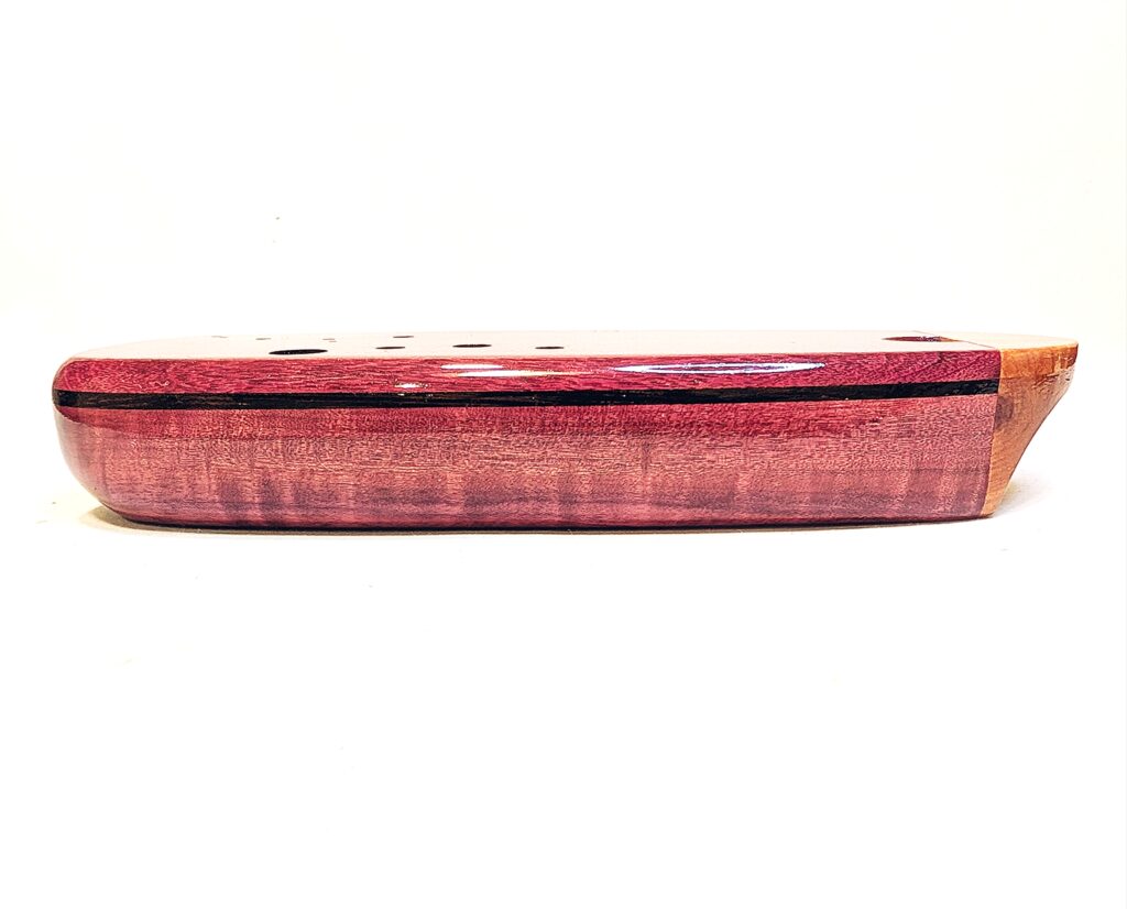 Bass C4 Wooden Inline Ocarina Set - Purpleheart, Wenge, Aromatic Cedar - Side 9