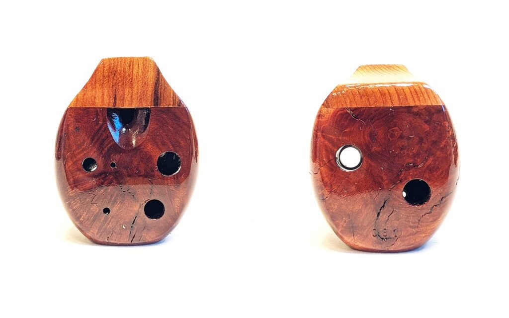 Soprano Eb5 Wooden Pendant Ocarina SN 081 Shop