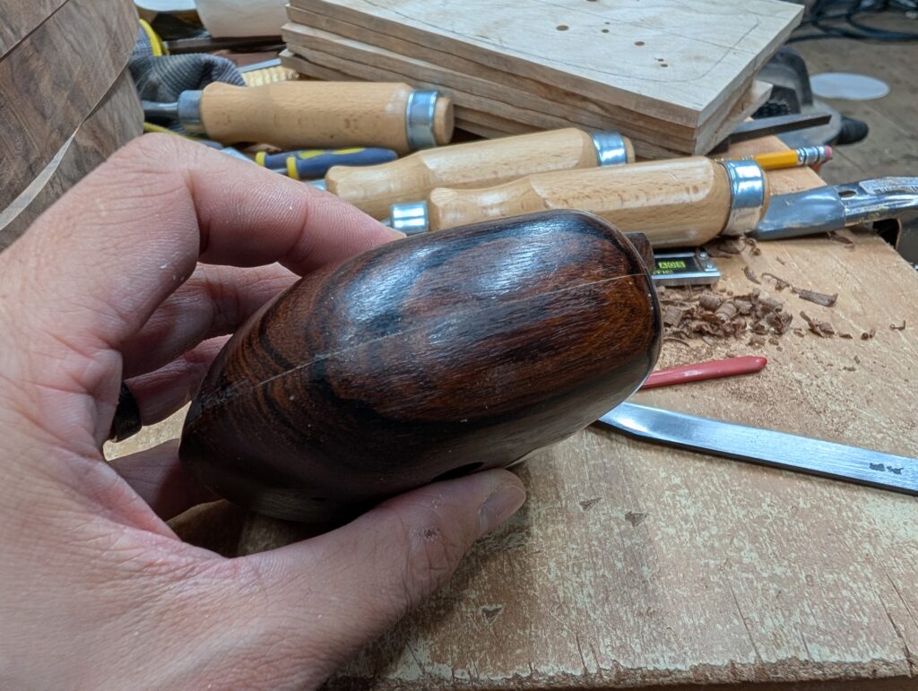 Vintage Albright wooden harmony ocarina repair and restoration - 6