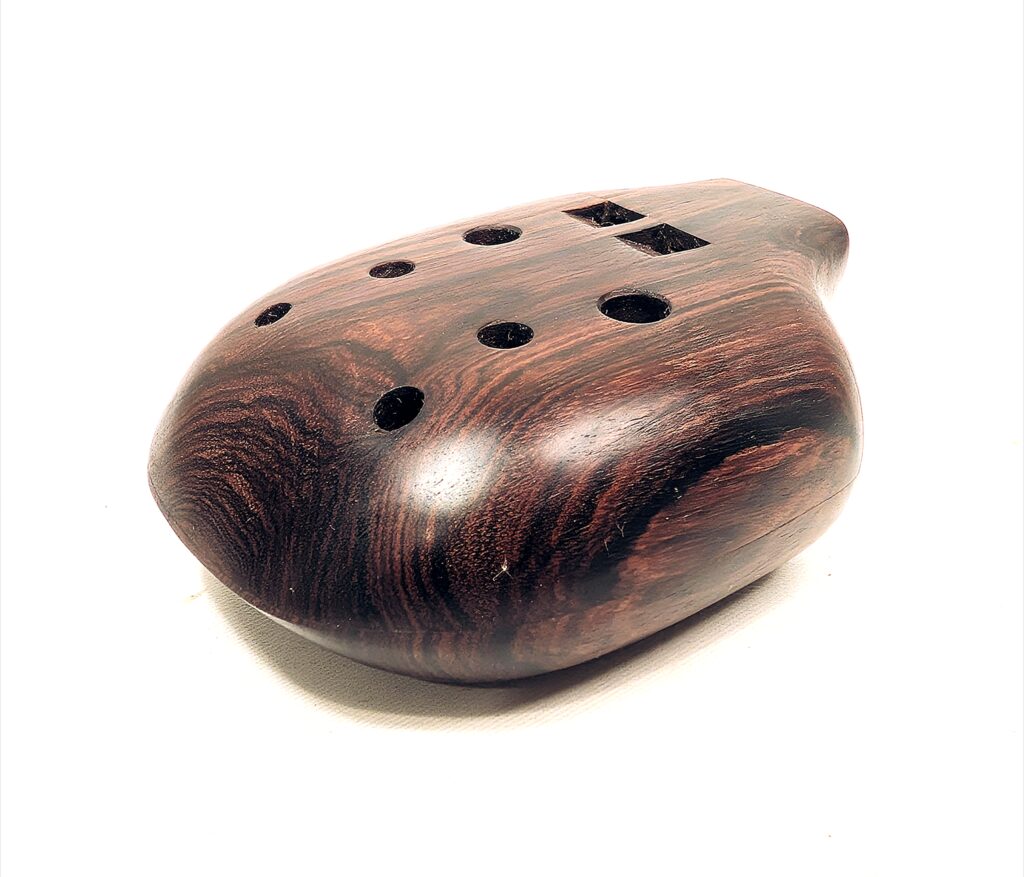 Repaired and Restored Vintage Albright Wooden Harmony Ocarina - Side 2