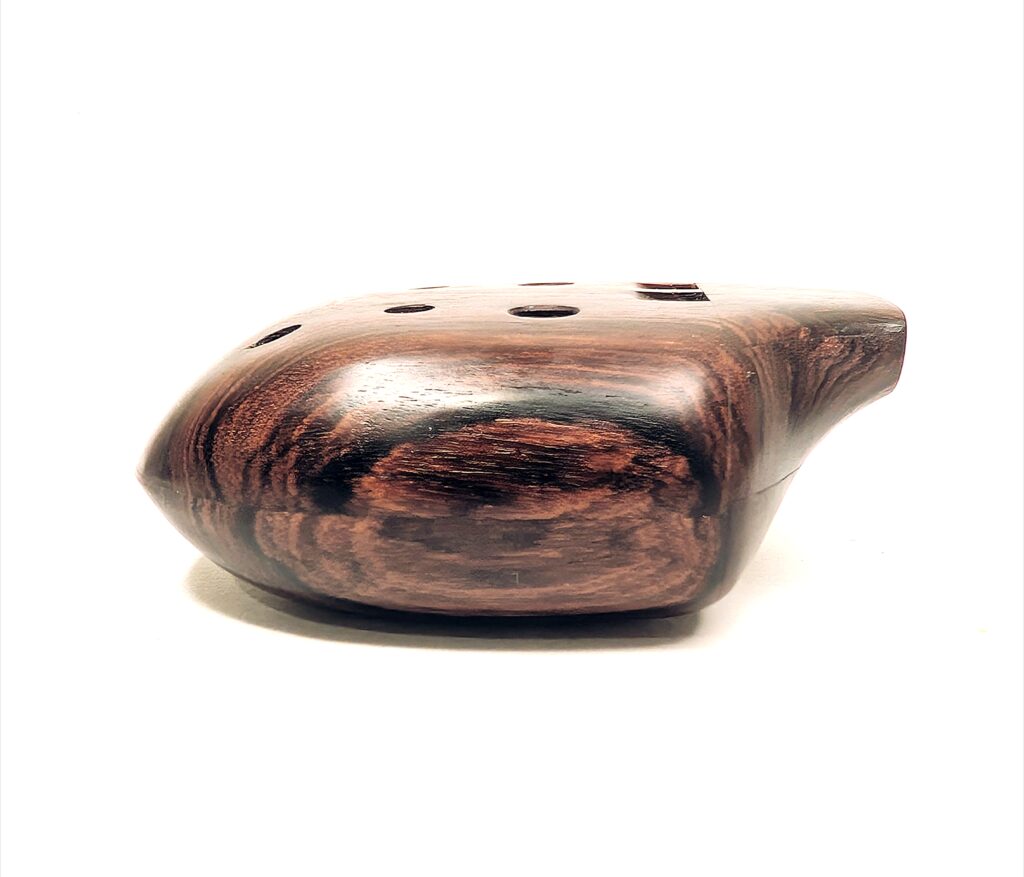 Repaired and Restored Vintage Albright Wooden Harmony Ocarina - Side 3