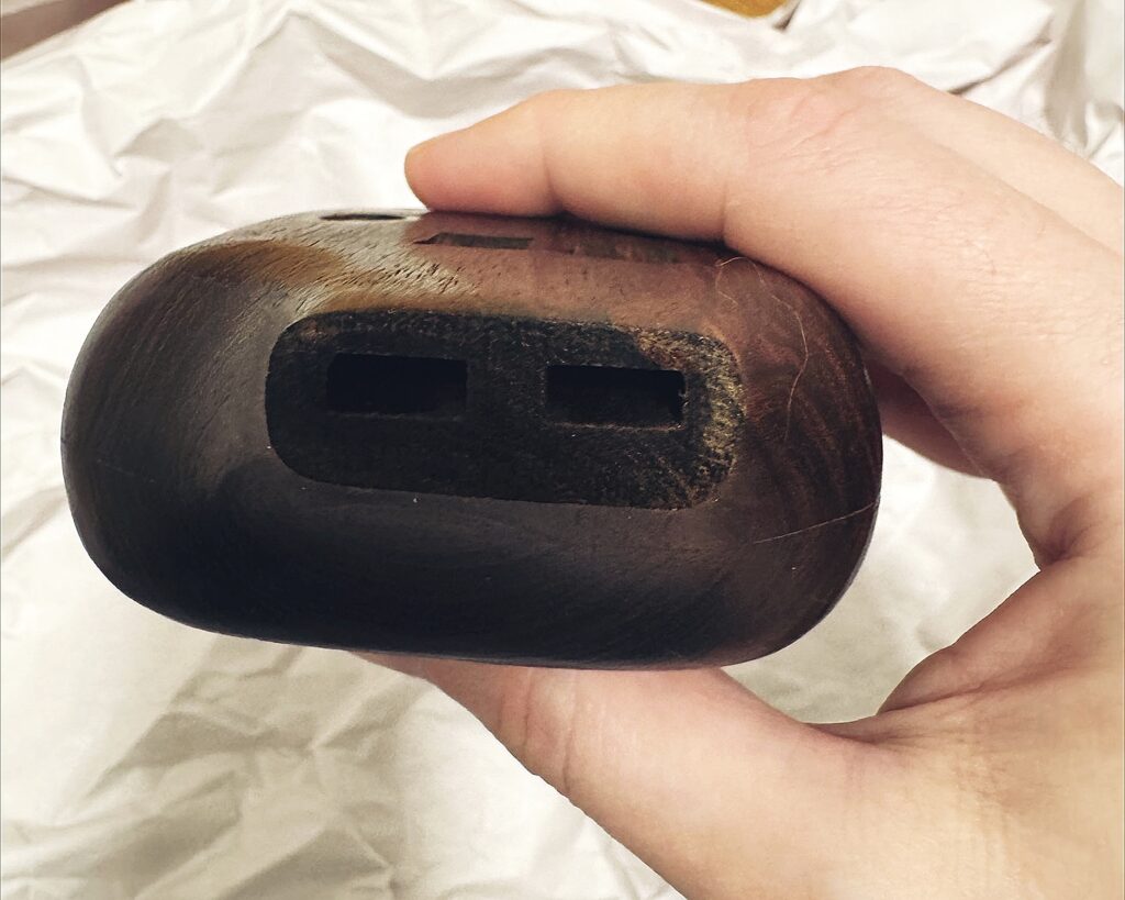 Vintage Albright wooden harmony ocarina repair and restoration - 12